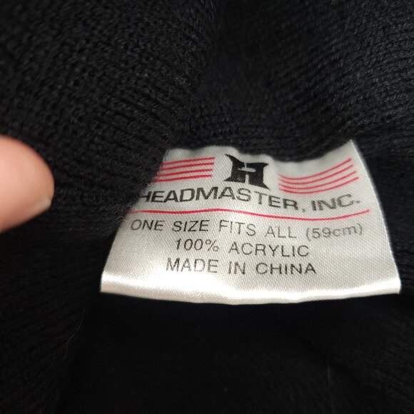 🖤 Rogue Ales Mens Black Knit Acrylic Beanie OS - Picture 3 of 4